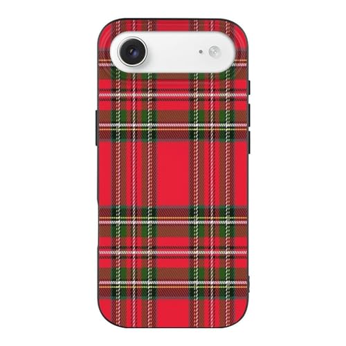 Royal Stewart TartanAnti-Yellowing Soft TPU Phone Case for iPhone 17, Shockproof and Scratch-Resistant Case - color: black-style-75