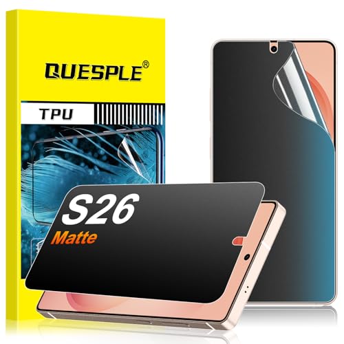2 Pack for Samsung Galaxy S26 Matte Privacy Screen Protector - size: Samsung Galaxy S26