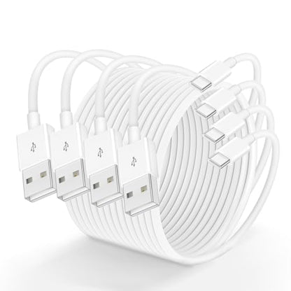 USBA to Type C Cable 3FT/1M, 4Pack USB A to USB C Cable - size: 3FT