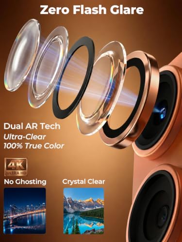LITO Metal Camera Lens Protector for iPhone 17 Pro Max, Deep Blue - color: Deep Blue