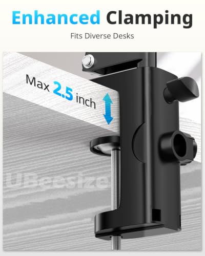 UBeesize Overhead Phone Mount, Flexible Webcam Arm with Phone Holder and Ball Head, Overhead Tripod for Phone Drawing Live Streaming Cooking Flat Photography