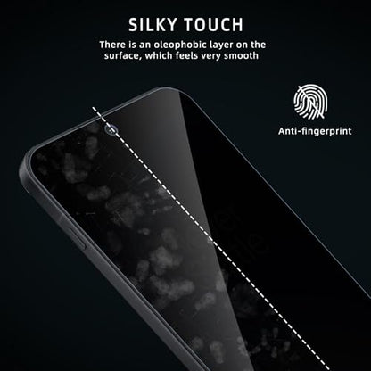 Privacy Screen Protector for One Plus 15R, Flexible TPU Protective Film [2+2 Pack] Camera Lens Protector [3D Full Coverage] [Anti-Spy] [Scratch-Resistant] for Oneplus 15R - size: One Plus 15R