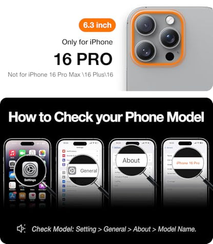 TORRAS Magnetic Slim Fit Case for iPhone 16 Pro, 6.3 inch, Ultra-Thin Compatible with MagSafe, Lightweight Matte Anti-Scratch Hard PC Cover Phone Case, Natural Titanium - color: 2-Natural Titanium