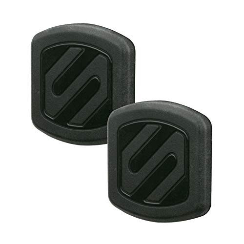 Scosche MAGFM-2PXCES0 MagicMount Flush Magnetic Car Mount, Universal Cell Phone Holder for Car Dashboard & Flat Surfaces, Easy Magnet Mounting for iPhone, iPad, Smartphones, Tablets & More (Pack of 2) - size: 2 Pack, style: Adhesive Flush