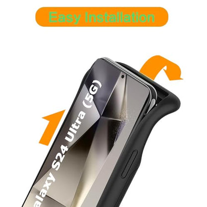 Battery Case for Galaxy S24 Ultra,12000mAh Portable Protective Smart Wireless Charging Case Support Carplay Compatible with Galaxy S24Ultra(6.8 inches)Rechargeable Extended Battery Charger Case(Black) - size: Galaxy S24 Ultra