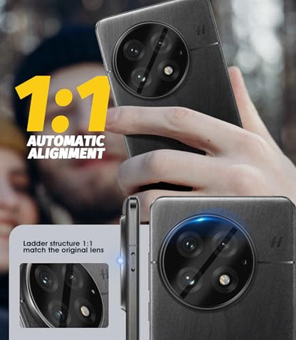 Orzero (3 Pack) Camera Lens Protector Compatible for OnePlus 13, Protector de Cámera Tempered Glass 9H Precise Camera Cutouts High Definition Anti-Scratch Does Not Affect Night Shots and Flash - size: OnePlus 13