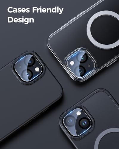 [3 Pack Camera Lens Protector For iPhone,9H Tempered Glass,Anti-Scratch,Case Friendly,Night Circle,No-Bubble HD Clarity,Full Cover (iPhone 13/13 Mini) - size: iPhone 13/13 Mini