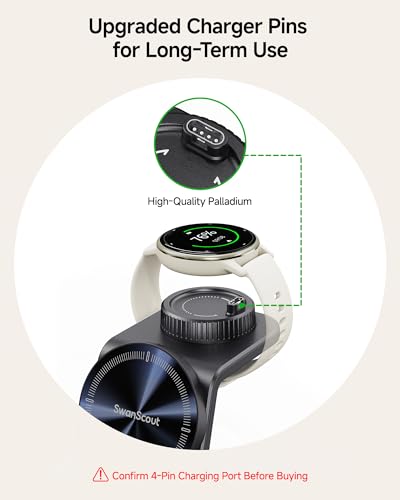3 in 1 Charging Dock for Garmin Watch, Magnetic Charger for iPhone 18 Pro