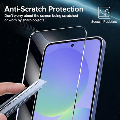 ivoler Screen Protector for Samsung Galaxy A57 5G Tempered Glass 3-Pack - size: Samsung Galaxy A57 6.7"