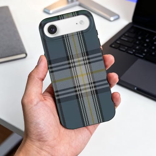 Clan MacDowall TartanAnti-Yellowing Soft TPU Phone Case for iPhone 17, Shockproof and Scratch-Resistant Case - color: black-style-210