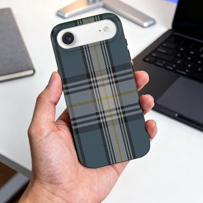 Clan MacDowall TartanAnti-Yellowing Soft TPU Phone Case for iPhone 17, Shockproof and Scratch-Resistant Case - color: black-style-210