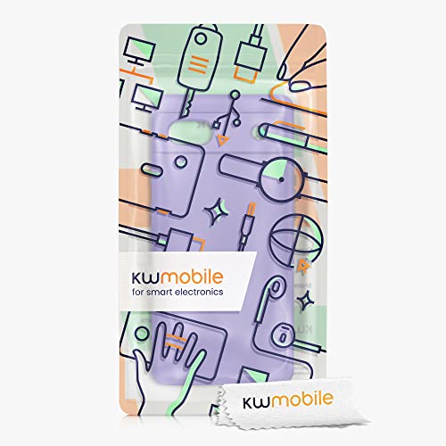 kwmobile Case Compatible with Google Pixel 6a Case - TPU Silicone Phone Cover with Soft Finish - Violet Purple - color: violet purple, size: Pixel 6a