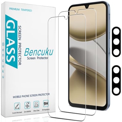 2+2 Pack Screen Protector for Samsung Galaxy A16 5G Tempered Glass - color: Samsung Galaxy A16 5G-Clear