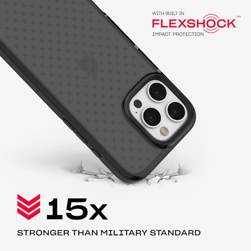 Tech21 EvoCheck for iPhone 16 Pro Max Impact Protection Case - in Smokey - color: Charcoal, size: iPhone 16 Pro Max