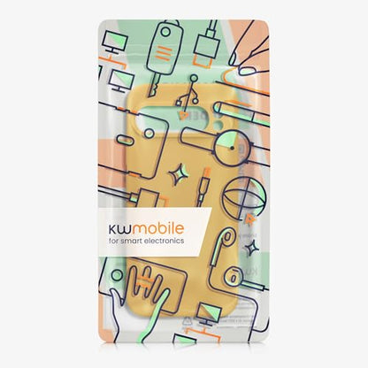 kwmobile Case Compatible with Google Pixel 9 Pro XL Case - Protective Slim TPU Phone Cover - Soft Matte Finish - Honey Yellow - color: honey yellow