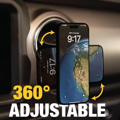 DEWALT Heavy Duty Magnetic Phone Holder for Car, Universal Air Vent