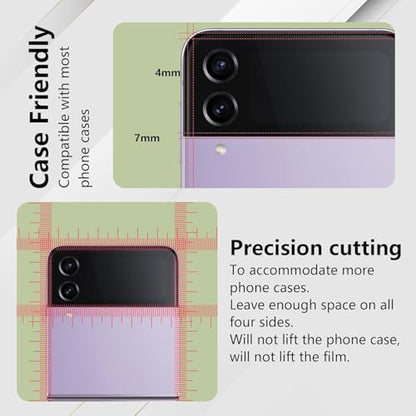 2 Pack for Samsung Galaxy Z Flip 3 Screen Protector [Not Glass] - size: 6.71 inch