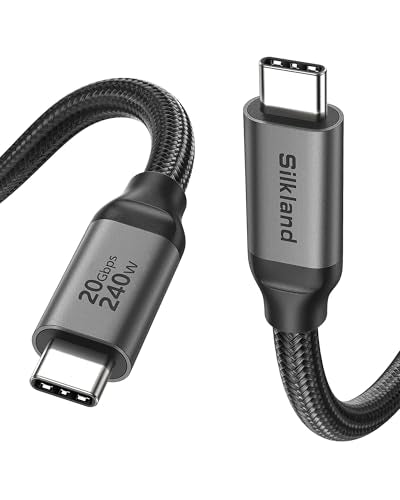 Silkland USB C Monitor Display Cable 3.3FT, 8K@30Hz, 4K@144Hz 5K 60Hz Video - size: 3.3 Feet
