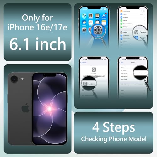 FireNova Magnetic for iPhone 17e Case/iPhone 16e Case,Teal | Compatible with MagSafe, Silicone Upgraded [Camera Protection] Phone Case, with Soft Anti-Scratch Microfiber Lining Inside - color: Teal, size: Iphone 17e/Iphone 16e