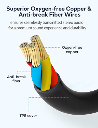 Mr Rex 3.5mm to 2.5mm Audio Cable Cord for Bose 700 QuietComfort Ultra QC45 QC35II QC35 QC25 Noise Cancelling Headphones, JBL E45BT E55BT E65BTNC Headsets Aux Replacement Wire (1-Pack, 6.5FT) - size: 1-Pack, 6.5FT