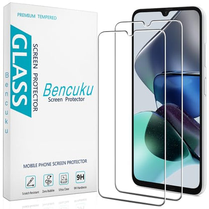 2 Pack Designed for Samsung Galaxy A05, Galaxy A05s Tempered Glass Screen Protector, Anti Scratch, Bubble Free - color: Clear