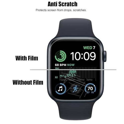 6 Pack Screen Protector For Apple Watch Series 4 / 5 / 6 / SE 3 2 1 (40mm) - size: 40mm