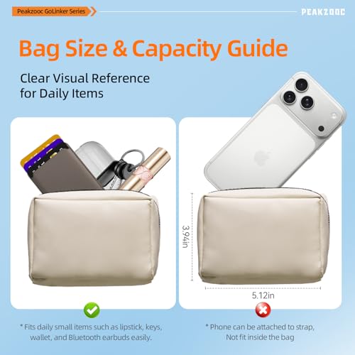 Phone Lanyard with Wallet, Adjustable Crossbody Phone Strap(Beige) - color: Beige