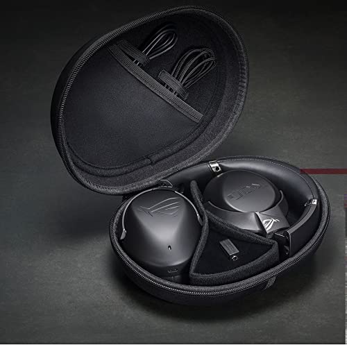 ASUS ROG Strix Go BT Gaming Headset (AI Noise-canceling Microphone, Hi-Res Audio, Active Noise Cancellation, Bluetooth, 3.5mm, Compatible with Laptop, PS5, Nintendo Switch and Smart Devices)