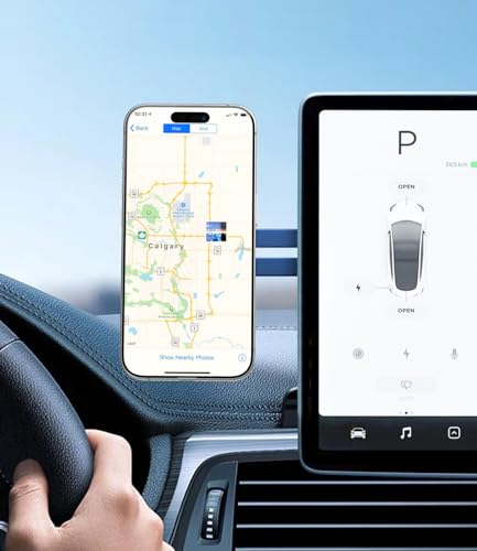 CloudValley Adjustable Laptop Stand Magnetic Phone Holder for iPhone 18-12 - color: Deep Blue