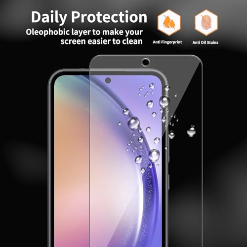 3 Pack for Samsung Galaxy A54 5G Screen Protector - size: Galaxy A54 5G