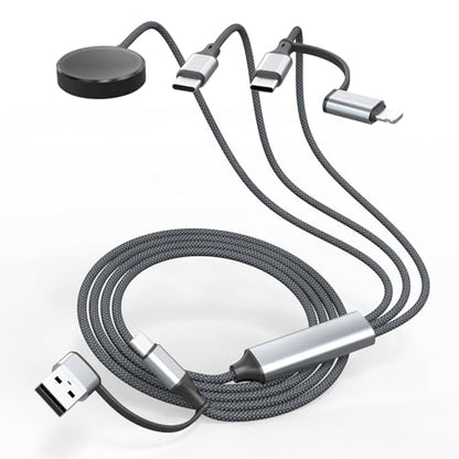Travel Depot 4-in-1 Multi Charging Cable 100W Fast Charge