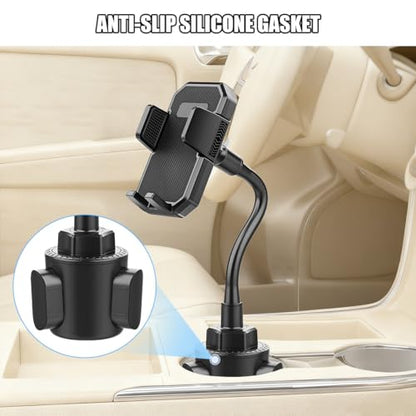 360° Rotatable Long-Neck Cup Holder Phone Mount, Style X905 - size: A297+X905