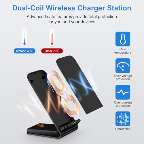 Wireless Charger Stand Samsung S26 Ultra 15W Fast Charging for Galaxy S26FE