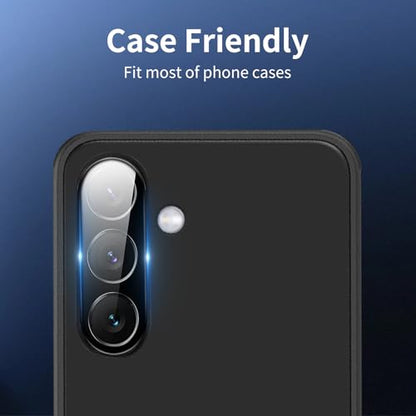 3 Pack Camera Lens Protector for Samsung Galaxy S25 Plus, Tempered Glass Camera Protector Lens Cover, Ultra HD, 9H Hardness, Anti-Scratch, Case Friendly, Easy to Install [No Affect on Night Shots] - size: for Samsung Galaxy S25 Plus