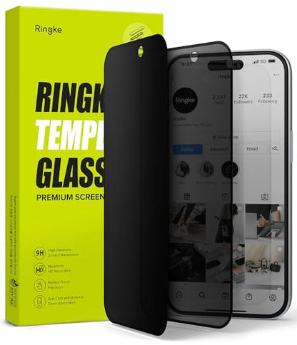 Ringke for iPhone 15 Screen Protector [Privacy Glass] - size: iPhone 15
