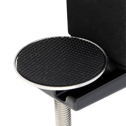 RTNLIT Desk Lamp Clamp, 0.49in/12.5mm 4 Hole Metal Table Mounting Clamp - color: Black