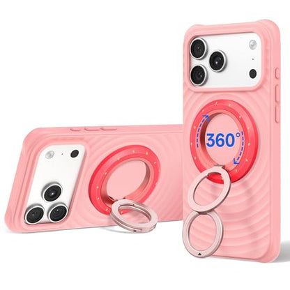 SYNCWIRE Magnetic Phone Ring Holder, for MagSafe Phone Grip Stand Kickstand - color: Berry Pop