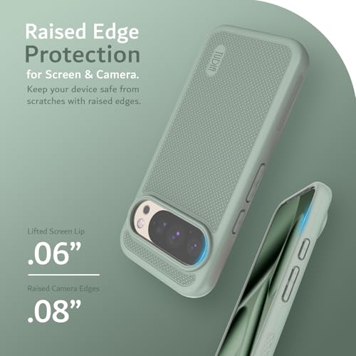 TUDIA MergeGrip Case for Google Pixel 10 / Pixel 10 Pro Cases 2025 – [Military Grade Drop Tested] Dual Layer Rugged Slim Shockproof Heavy Duty Protective Phone Cover - Green Lily - color: Green Lily, size: Pixel 10 / 10 Pro