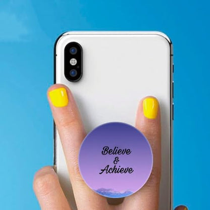 (6 Pack) Cell Phone Grip,Mobile Phone Finger Foldable Holder Stand for Smartphones and Tablets - Love Quotes - color: Py001