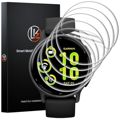 LK 6 Pack for Garmin Vivoactive 6 / Vivoactive 5 Screen Protector 42mm, TPU - size: 42mm