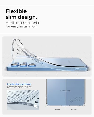 Spigen Liquid Crystal Designed for Galaxy S25 Ultra Case (2025) [Anti-Yellowing], [Military-Grade Protection] - Crystal Clear - color: Crystal Clear, size: 6.8in (Galaxy S25 Ultra)