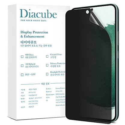 2-Pack Privacy Screen Protector for Samsung Galaxy S20, Full Glue Soft PET+EPU Film, Support Fingerprint ID Unlock, Anti-Spy, Anti-Peep, Self-Healing, Easy Installation with Alignment Jig - size: Galaxy S20