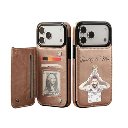 Custom Photo Watercolor for Dad, Husband - Personalized Phone Case Custom Picture Cover Unique Men Birthday Present