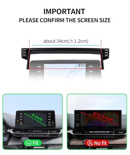 Car Phone Holder for Toyota Sienna 2021 2022 2023 2024, 9-inch Screen