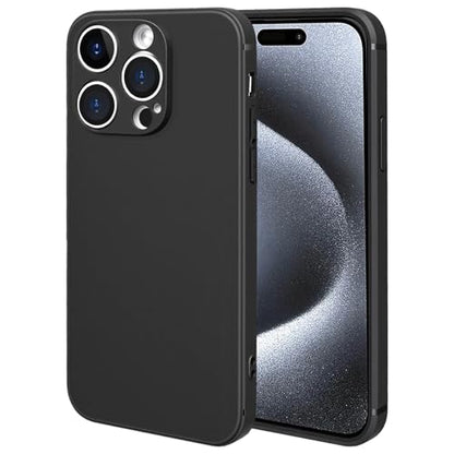 FanTEK Phone Case Compatible with iPhone 15 Pro Max Case, Anti-Scratch & Fingerprint Phone Case Protective Cover, Matte Black - size: iPhone 15 Pro Max