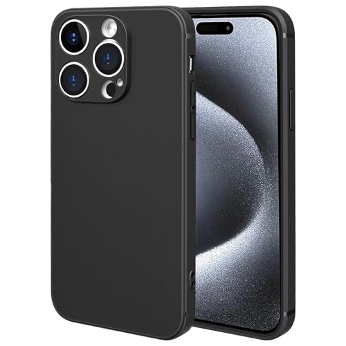 FanTEK Phone Case Compatible with iPhone 15 Pro Max Case, Anti-Scratch & Fingerprint Phone Case Protective Cover, Matte Black - size: iPhone 15 Pro Max