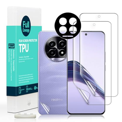 Ibywind for Realme 13 Pro/13 Pro+ 5G Screen Protector,2-Pack,Hydrogel Film with Camera Lens Protector,Easy Installation Tool,Bubble-Free,Fingerprint Unlock Compatible,Anti-Shatter,Anti-Scratch