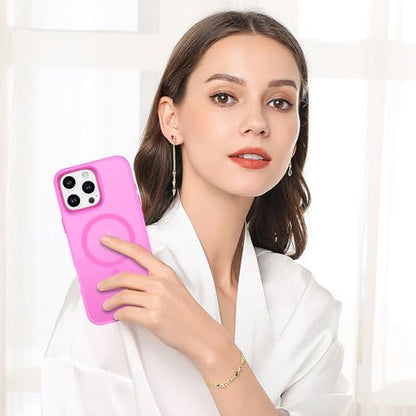 BENTOBEN Magnetic for iPhone 16 Pro Max Case,(Compatible with MagSafe) (Military Grade Drop Protection) Slim Translucent Matte Shockproof with Anti-Fingerprint Phone Case 6.9",Fruit Purple - color: Fruit Purple