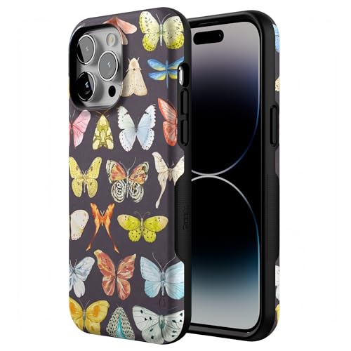 Casely iPhone 14 Pro Max Case | Midnight Monarch | Jenna Palek x Casely | Bold Protective Design | Compatible with MagSafe - color: Midnight Monarch | Jenna Palek x Casely