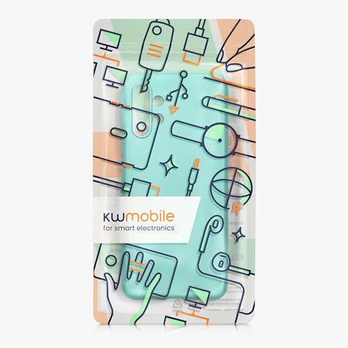 kwmobile Case Compatible with Samsung Galaxy A13 4G Case - Soft Slim Metallic TPU Silicone Cover - Metallic Turquoise - color: metallic turquoise, size: Galaxy A13 4G